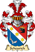 v.23 Coat of Family Arms from Germany for Scheurich