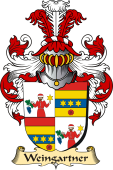 v.23 Coat of Family Arms from Germany for Weingartner