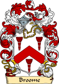 English or Welsh Family Coat of Arms (v.23) for Broome (or Brome)