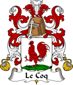 Coat of Arms from France for Coq (le)