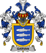 Irish Family Coat of Arms (v.25b) Garvan or O'Garvan