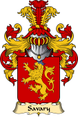French Family Coat of Arms (v.23) for Savary