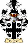 English Coat of Arms (v.23) for the family Fletcher