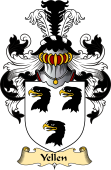 English Coat of Arms (v.23) for the family Yellen