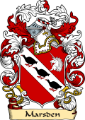 English or Welsh Family Coat of Arms (v.23) for Marsden (Manchester)
