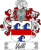 Araldica Italiana Coat of arms used by the Italian family Valli