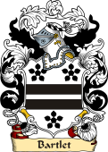English or Welsh Family Coat of Arms (v.23) for Bartlet