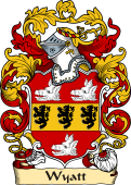 English or Welsh Family Coat of Arms (v.23) for Wyatt