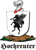German shield on a mount for Hochreuter