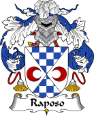 Portuguese Coat of Arms for Raposo