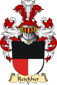 v.23 Coat of Family Arms from Germany for Reickher