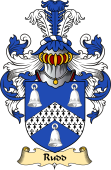 English Coat of Arms (v.23) for the family Rudd