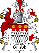 English Coat of Arms for the family Grubb