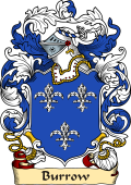 English or Welsh Family Coat of Arms (v.23) for Burrow (or Burrough Lincolnshire)