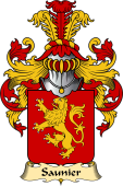 French Family Coat of Arms (v.23) for Saunier