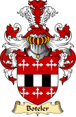 English Coat of Arms (v.23) for the family Boteler