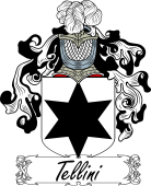 Araldica Italiana Coat of arms used by the Italian family Tellini