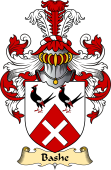 English Coat of Arms (v.23) for the family Bashe