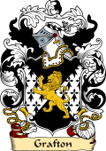 English or Welsh Family Coat of Arms (v.23) for Grafton (Shrewsbury, Bucks, Chester)