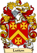 English or Welsh Family Coat of Arms (v.23) for Lutton (Knapton, Yorkshire)