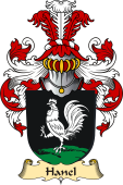 v.23 Coat of Family Arms from Germany for Hanel