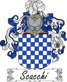 Araldica Italiana Coat of arms used by the Italian family Scacchi