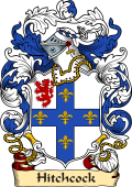English or Welsh Family Coat of Arms (v.23) for Hitchcock (Presthut, Wiltshire)