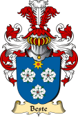 v.23 Coat of Family Arms from Germany for Beste
