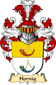v.23 Coat of Family Arms from Germany for Hornig