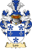 English Coat of Arms (v.23) for the family Lord