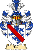 English Coat of Arms (v.23) for the family Tott
