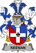 Irish Coat of Arms for Keenan or O'Kinahan