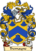 English or Welsh Family Coat of Arms (v.23) for Tremayne (Cornwall and Devonshire)