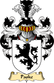 English Coat of Arms (v.23) for the family Paske
