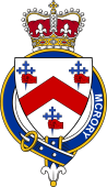 British Garter Coat of Arms for McRory (Ireland)