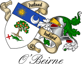 Sept (Clan) Coat of Arms from Ireland for O'Beirne