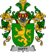 Irish Family Coat of Arms (v.25b) Duffy or O'Duffy