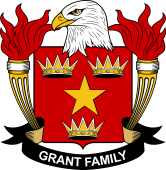 Coat of arms used by the Grant family in the United States of America
