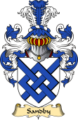 English Coat of Arms (v.23) for the family Sandby