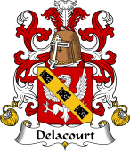 Coat of Arms from France for Court ( de la)