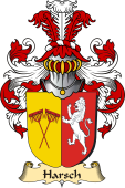 v.23 Coat of Family Arms from Germany for Harsch