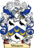 English or Welsh Family Coat of Arms (v.23) for Watson