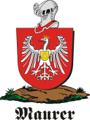 German shield on a mount for Maurer