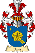 v.23 Coat of Family Arms from Germany for Doles