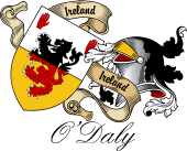 Sept (Clan) Coat of Arms from Ireland for O'Daly