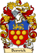 English or Welsh Family Coat of Arms (v.23) for Beswick (Kent)