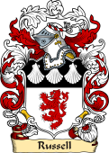 English or Welsh Family Coat of Arms (v.23) for Russell