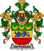 Irish Family Coat of Arms (v.25b) Heffernan or O'Heffernan