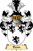 Irish Family Coat of Arms (v.23) for Denn