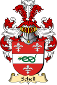 v.23 Coat of Family Arms from Germany for Schell